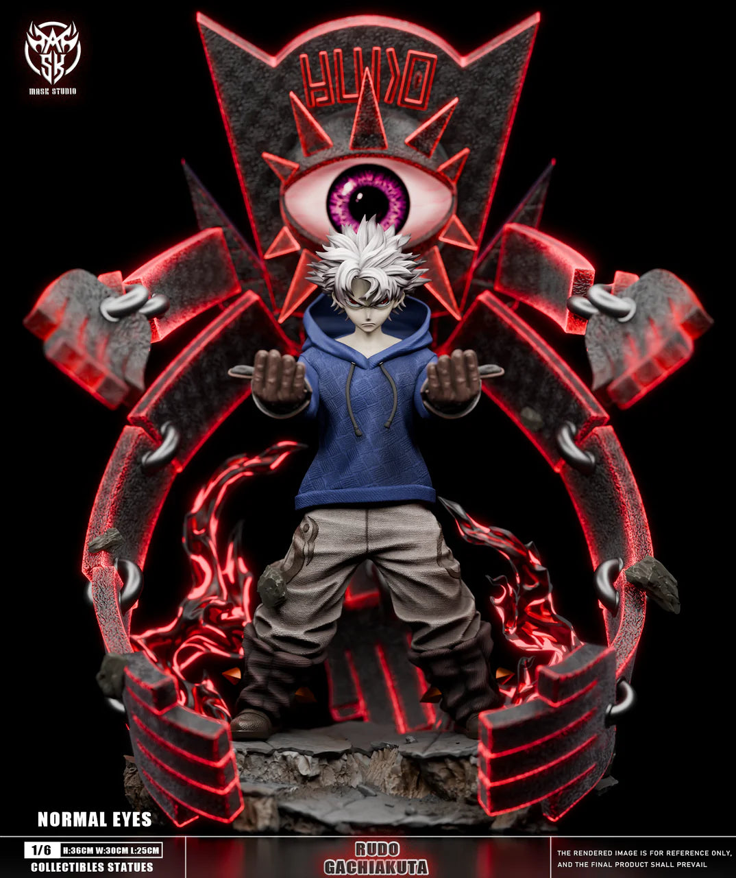 [Pre-Order] Mask Studio - Statue - GACHIAKUTA - Rudo Surebrec