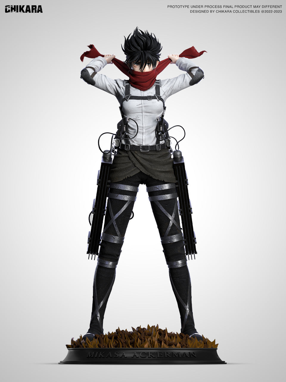 [Warehouse in Stock] CHIKARA Studio - Statue - Attack on Titan - Mikasa Full set
