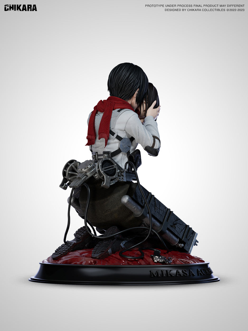[Warehouse in Stock] CHIKARA Studio - Statue - Attack on Titan - Mikasa Full set
