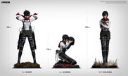 [Warehouse in Stock] CHIKARA Studio - Statue - Attack on Titan - Mikasa Full set