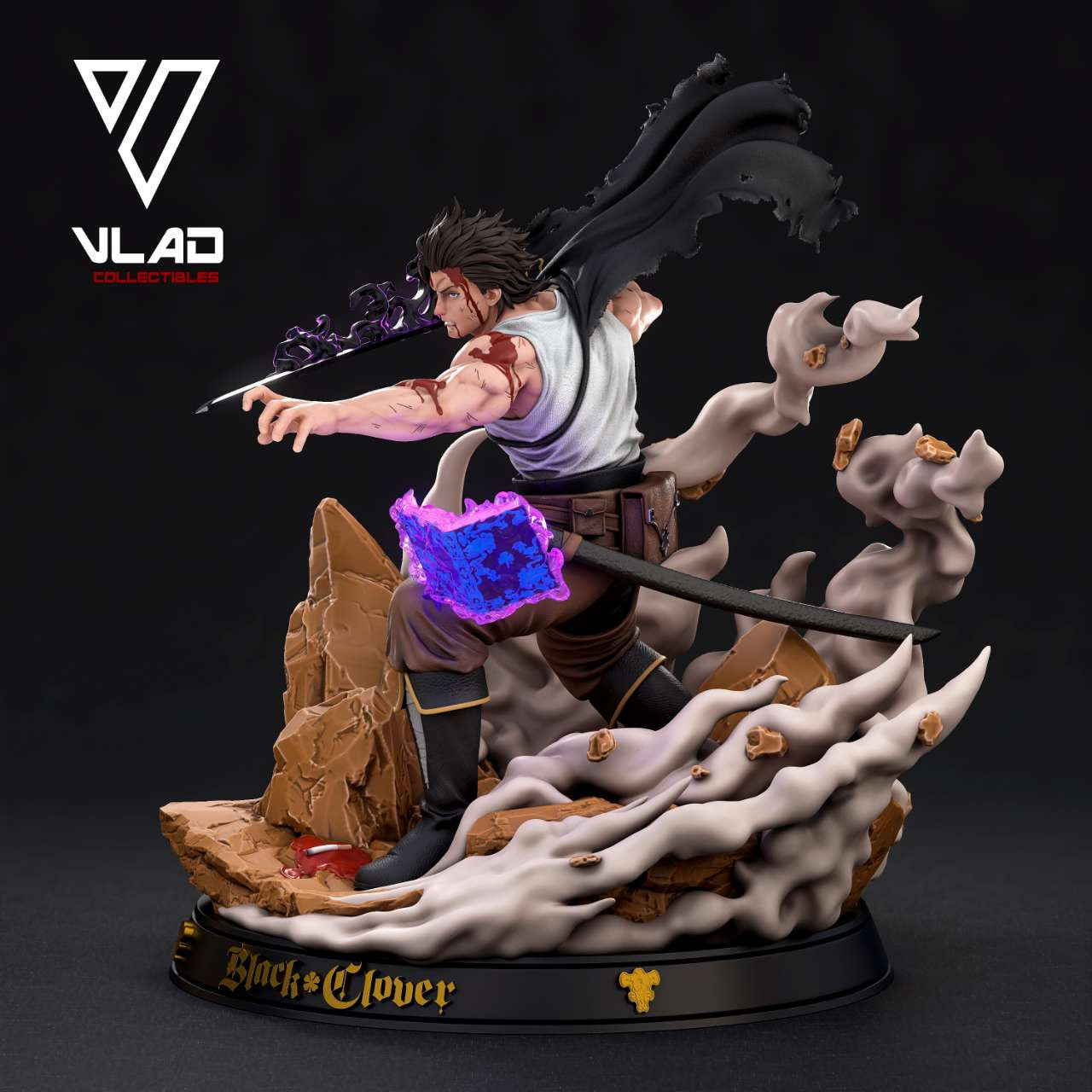 [Warehouse in Stock] Vlad collectibles - Statue - Black Clover Yami Sukehiro