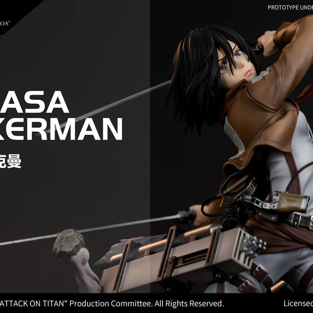 [Warehouse in Stock] Zodiakos Studio - Statue - Attack on Titan - Mikasa Ackerman (Licensed)