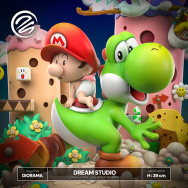 [Warehouse in Stock] Dream Studio - Statue - Super Mario Yoshi's Island (Diorama)