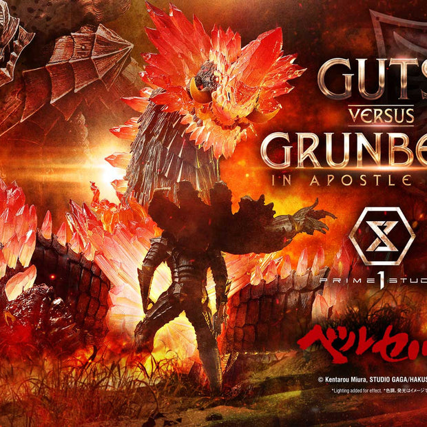 [Pre-Order] Prime 1 Studio - Statue - Ultimate Diorama Masterline Berserk Guts Versus Grunbeld in Apostle Form UDMBR-02 (Licensed)