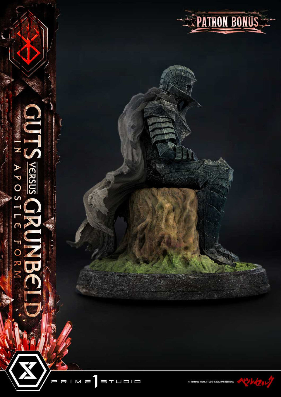[Pre-Order] Prime 1 Studio - Statue - Ultimate Diorama Masterline Berserk Guts Versus Grunbeld in Apostle Form UDMBR-02 (Licensed)