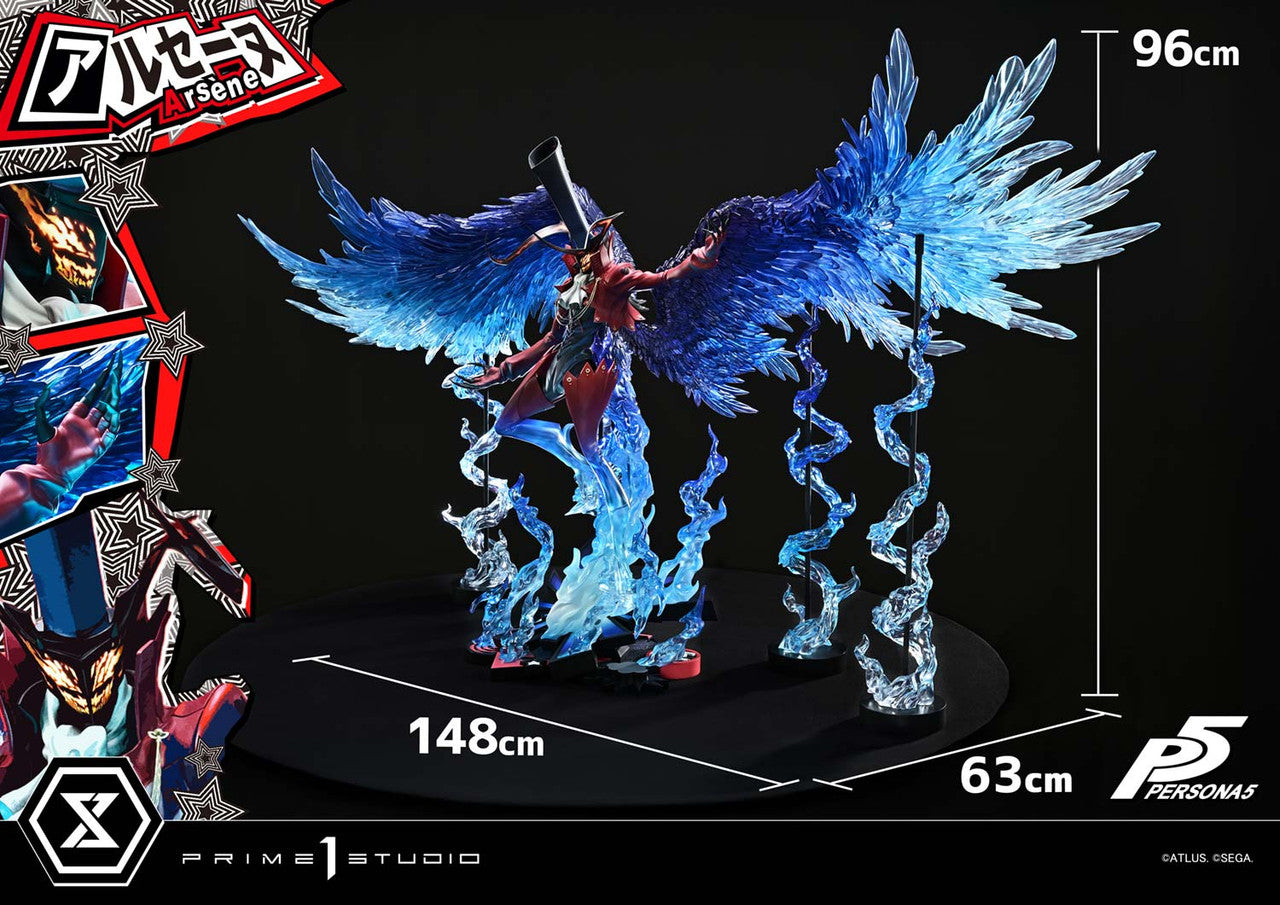 [Pre-Order] Prime 1 Studio - Statue - Persona 5 - Arsène with LED (Licensed)