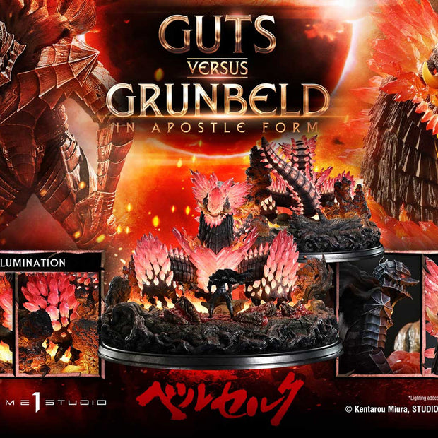 [Pre-Order] Prime 1 Studio - Statue - Ultimate Diorama Masterline Berserk Guts Versus Grunbeld in Apostle Form UDMBR-02 (Licensed)