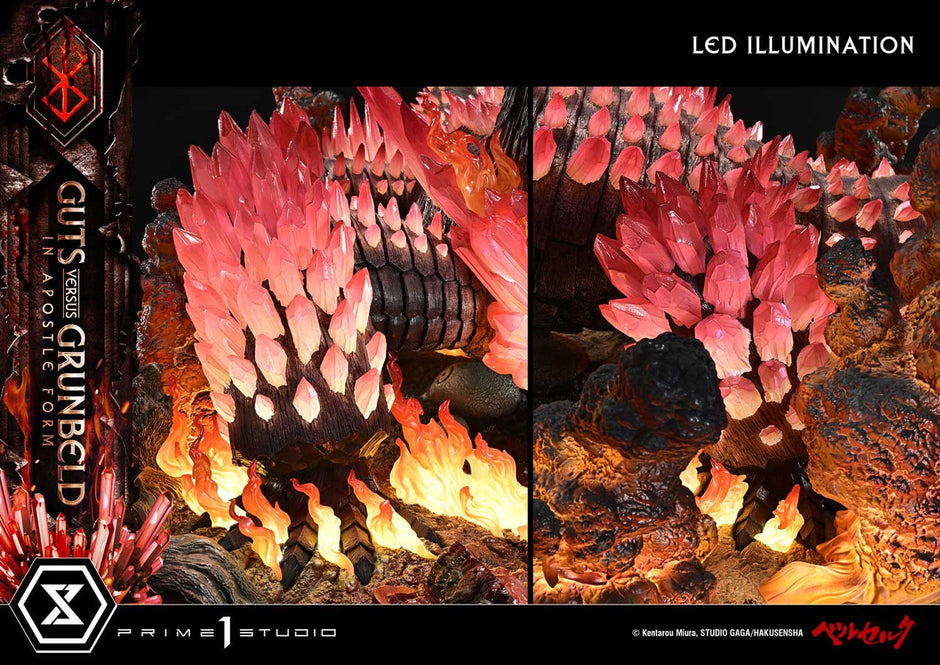 [Pre-Order] Prime 1 Studio - Statue - Ultimate Diorama Masterline Berserk Guts Versus Grunbeld in Apostle Form UDMBR-02 (Licensed)