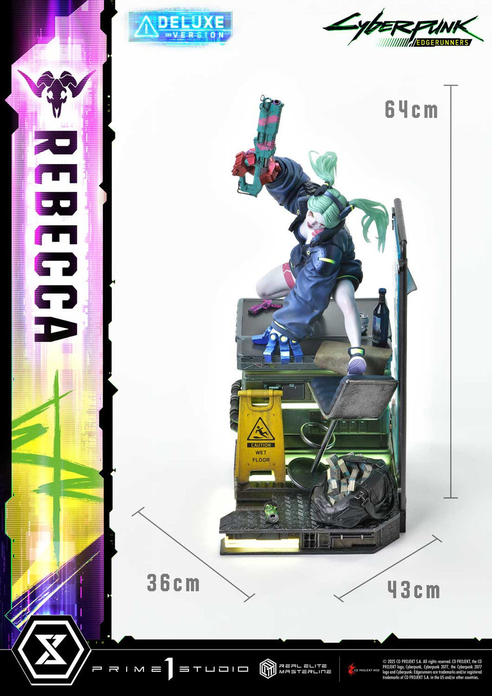 [Pre-Order] Prime 1 Studio - Statue - Cyberpunk: Edgerunners Rebecca - (Licensed)