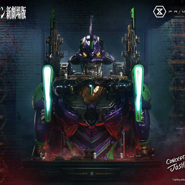 [Pre-Order] Prime 1 Studio - Statue - Life Size Bust - Neon Genesis Evangelion - Test Type-01 (Concept By Josh Nizzi) LSEVA-01 LSEVA-01S (Licensed)