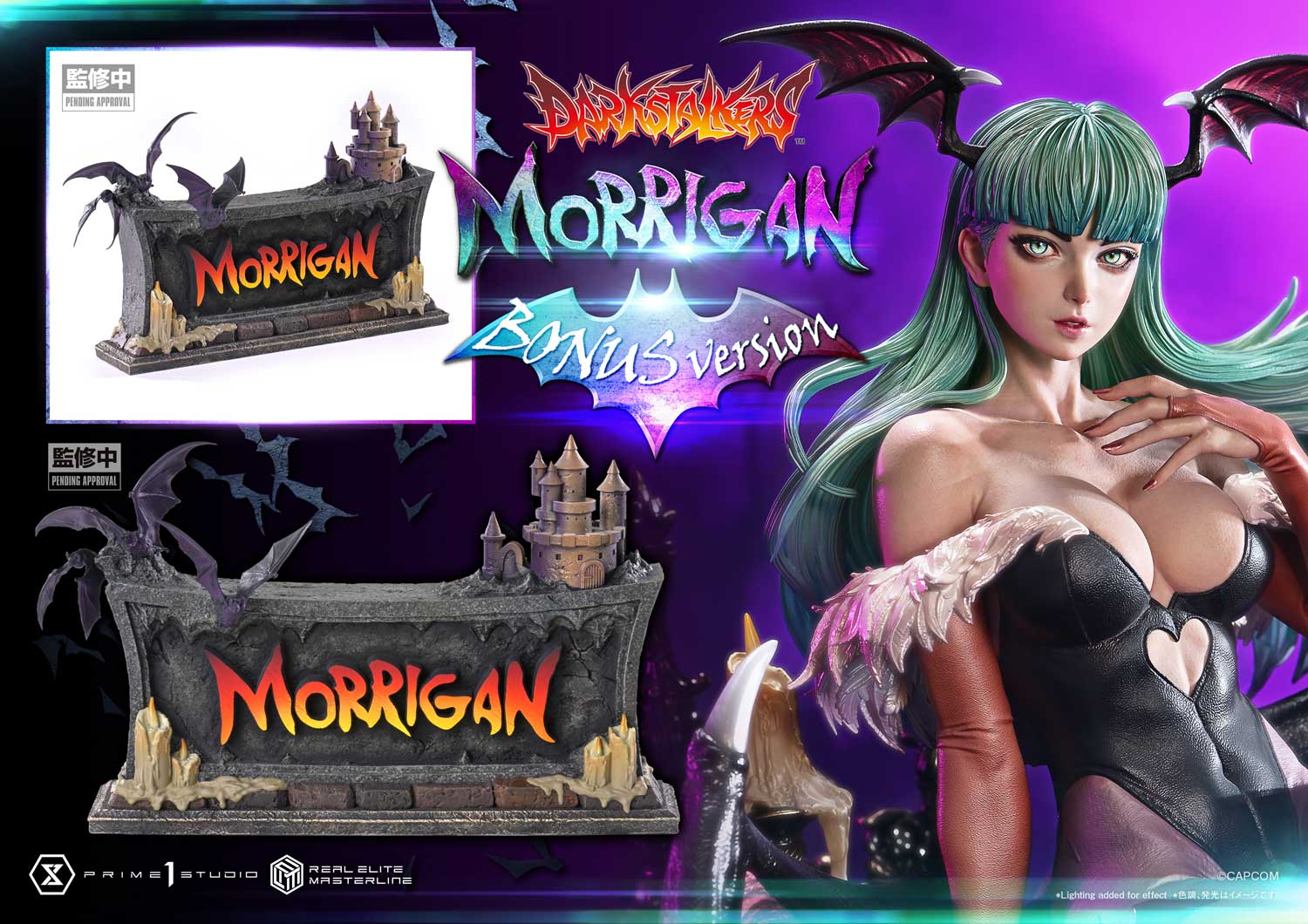 [Pre-Order] Prime 1 Studio - Statue - Darkstalkers - Real Elite Masterline - Morrigan REMDKS-01 REMDKS-01S (Licensed)