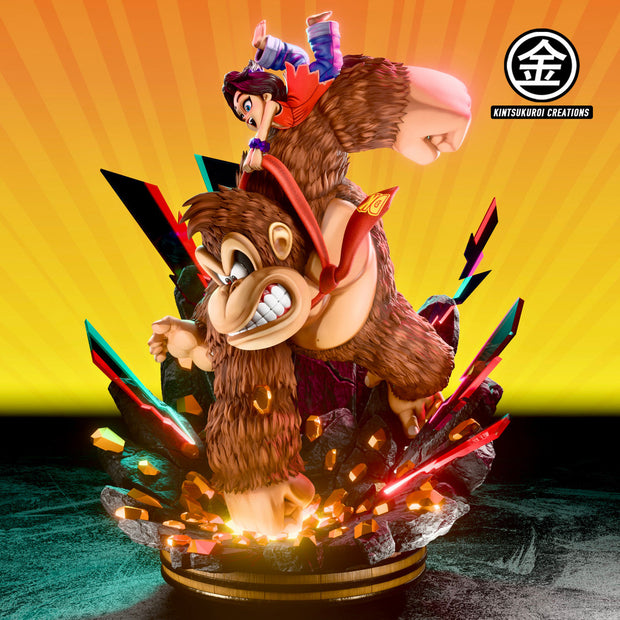 [Pre-Order] Kintsukuroi creations Studio - Statue - Donkey Kong - Bananza DK Bananza Diorama