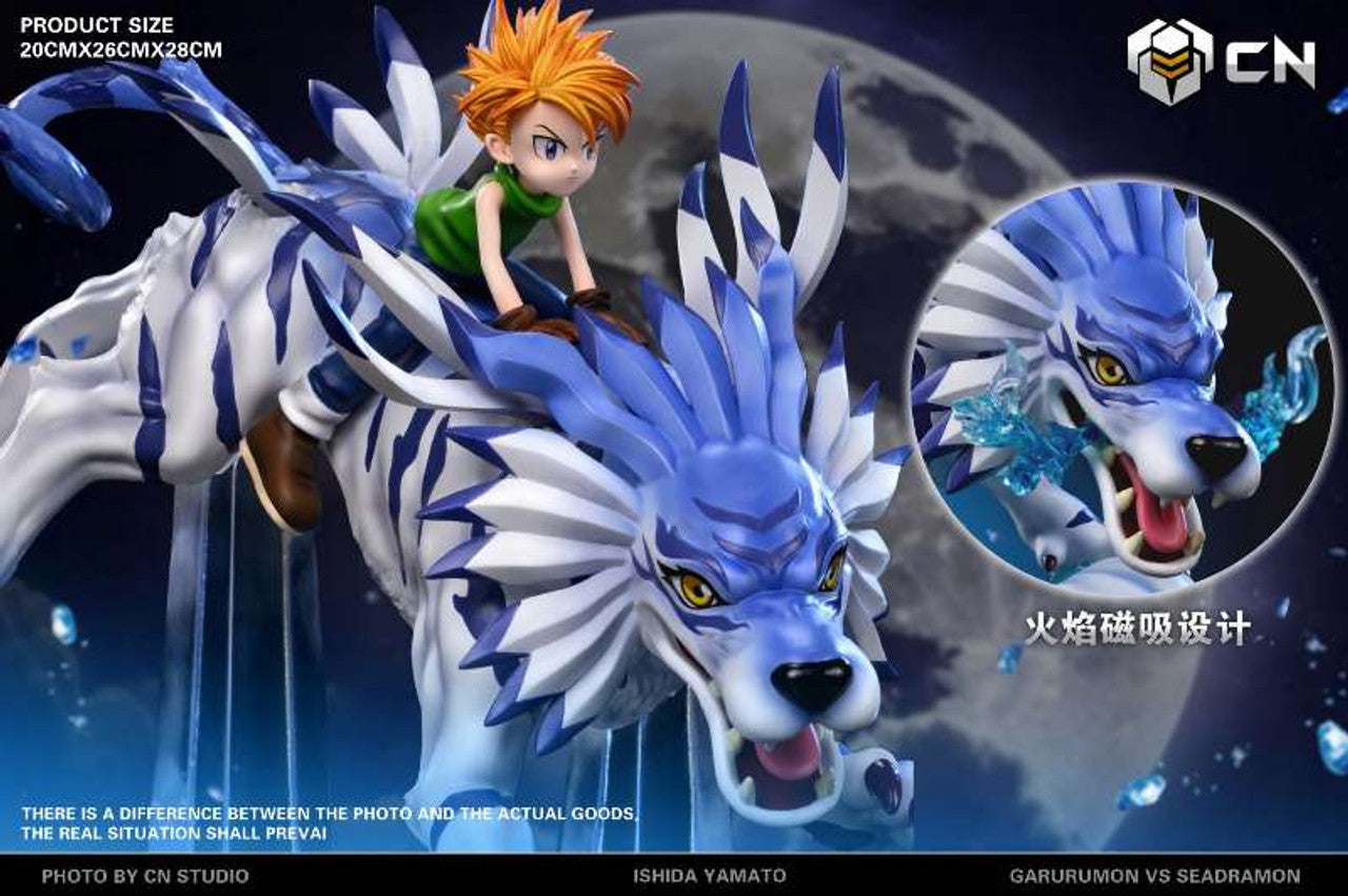 [Pre-Order Closed] Crazy Nest Studio - Statue - Digimon - Fox Flame Garurumon