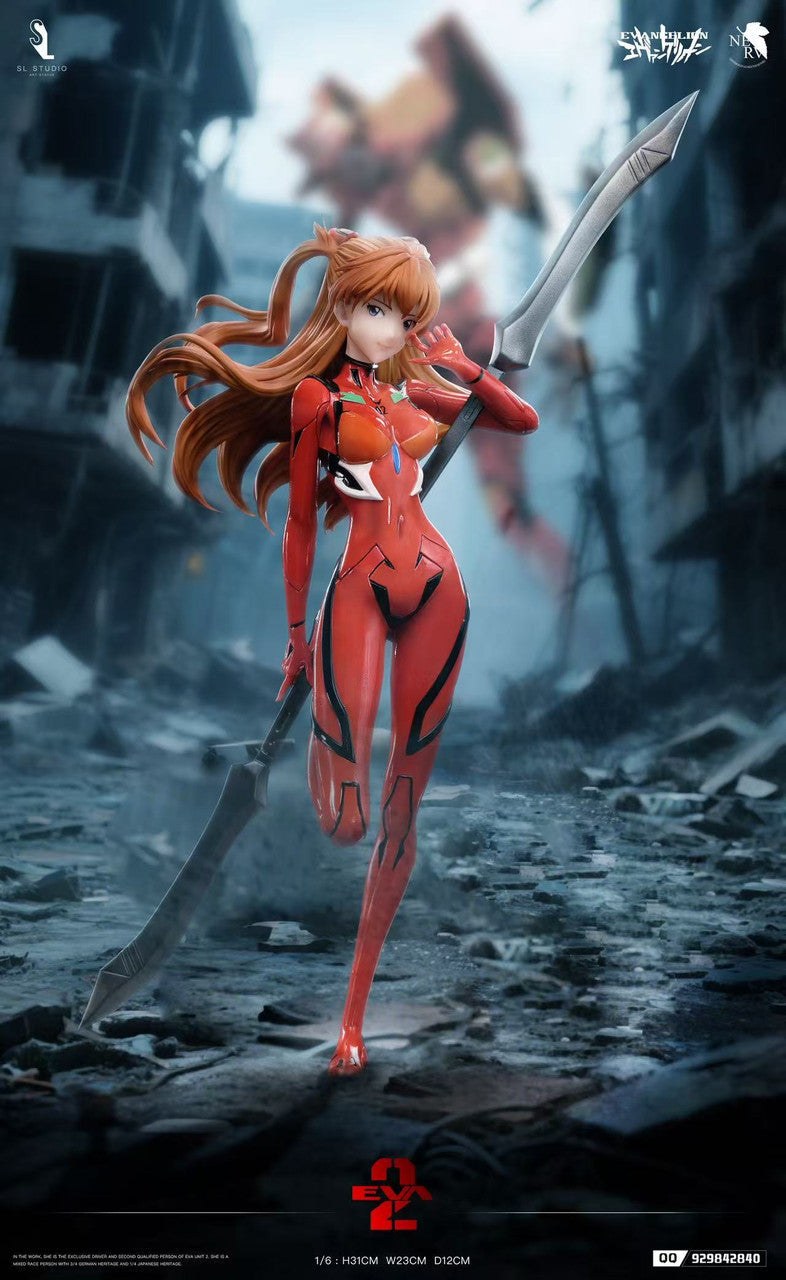 [Pre-Order] SL Studio - Statue - Evangelion - Combat suit Asuka Langley Soryu