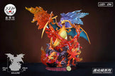[Warehouse in Stock] King Finger Studio - Statue - Pokémon - Charizard Evolution Set