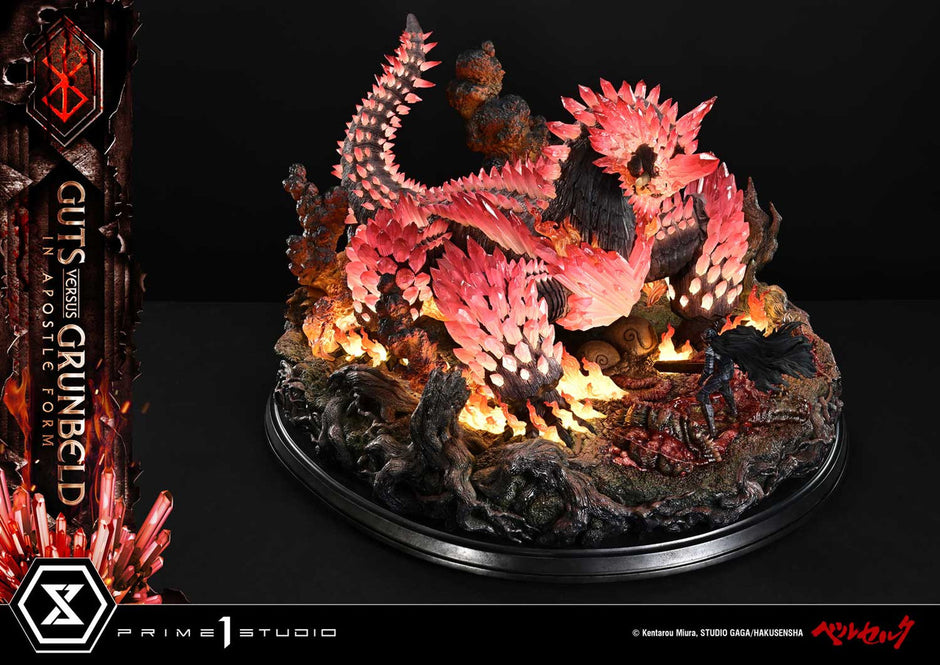 [Pre-Order] Prime 1 Studio - Statue - Ultimate Diorama Masterline Berserk Guts Versus Grunbeld in Apostle Form UDMBR-02 (Licensed)