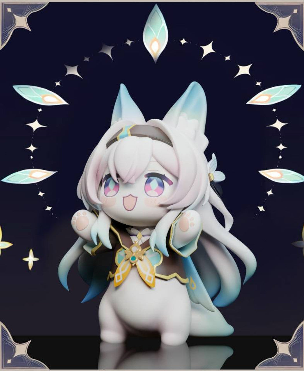 [Pre-Order] Chao She Studio - Statue - Honkai: Star Rail & Wuthering Waves - Q Version Firefly & Cartethyia
