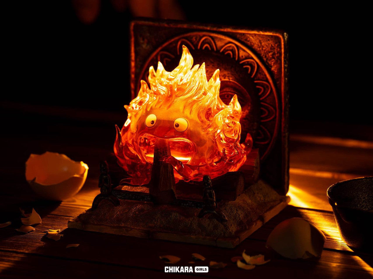 [Pre-Order] CHIKARA Studio  - Statue - Howl's Moving Castle - Calcifer with LED