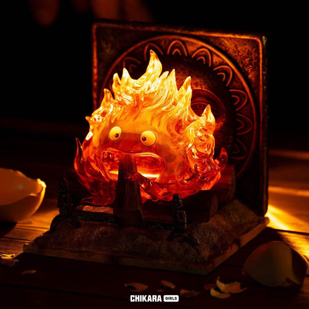 [Pre-Order] CHIKARA Studio  - Statue - Howl's Moving Castle - Calcifer with LED