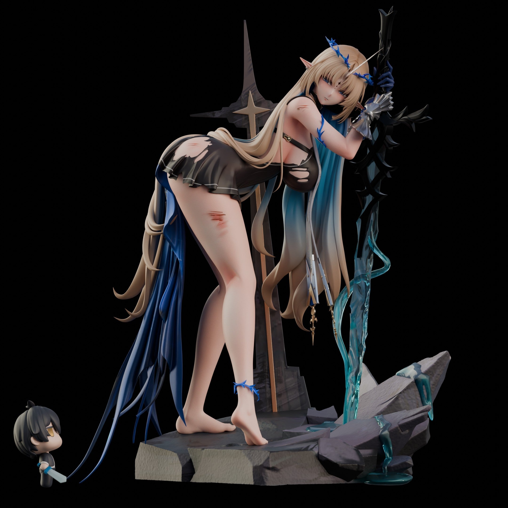 [Pre-Order Closed] Mi Yin Studio - Statue - Wuthering Waves - Fleurdelys