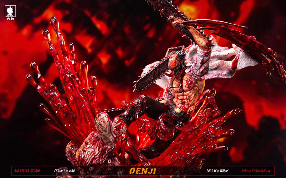 [Warehouse in Stock] Big Feeler Studio - Statue - Chainsaw Man - Denji with LED