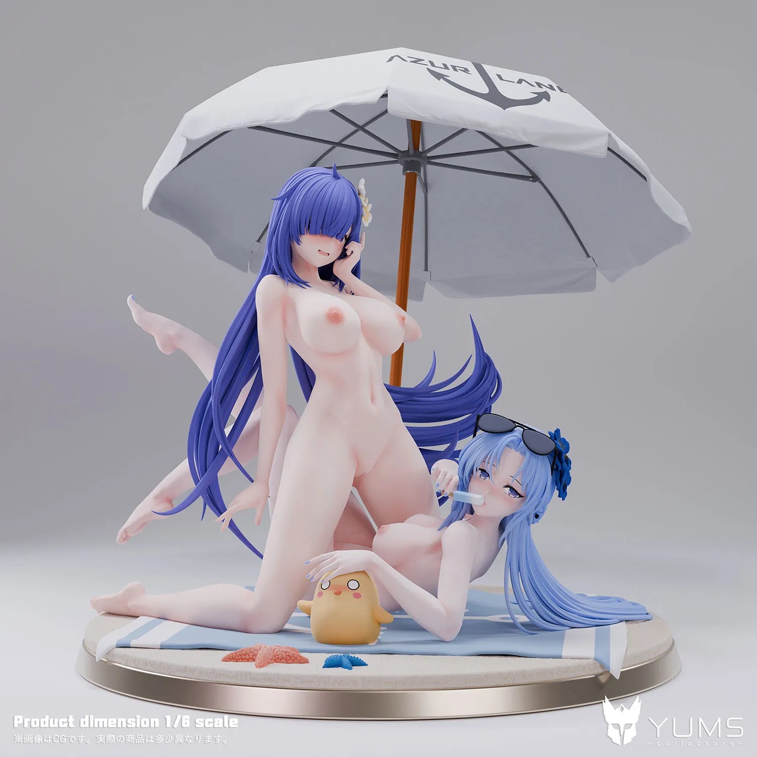 [Pre-Order Closed] YUMS-Collectors Studio - Statue - Azur Lane - Summer Sacrament Alsace & Locker Room Lechery Mogador