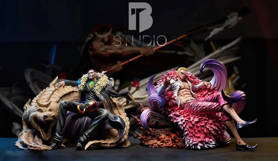 [Warehouse in Stock] BT Studio - Statue - One Piece Seated Oka Shichibukai #7 Donquixote Doflamingo