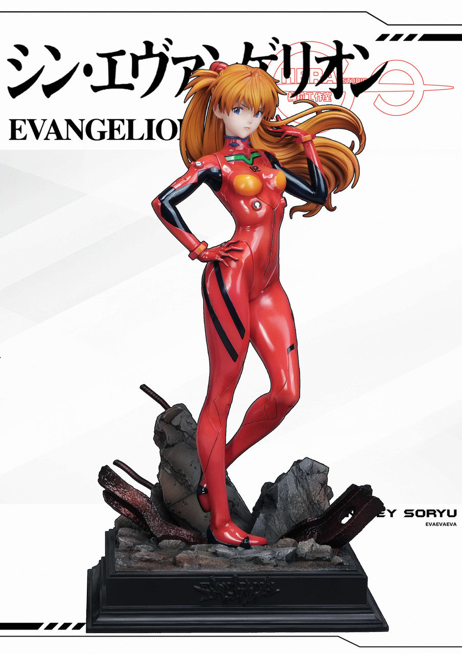 [Warehouse in stock] HeRa Studio - Statue - Neon Genesis Evangelion - Asuka ＆ Ayanami Rei