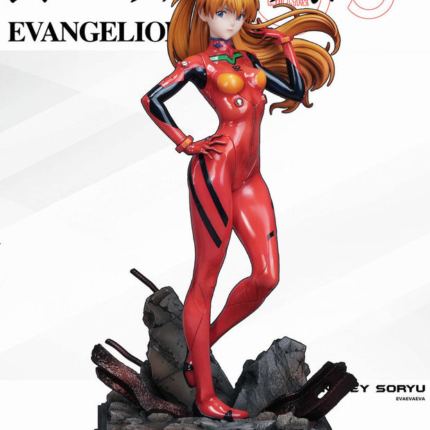[Warehouse in stock] HeRa Studio - Statue - Neon Genesis Evangelion - Asuka ＆ Ayanami Rei