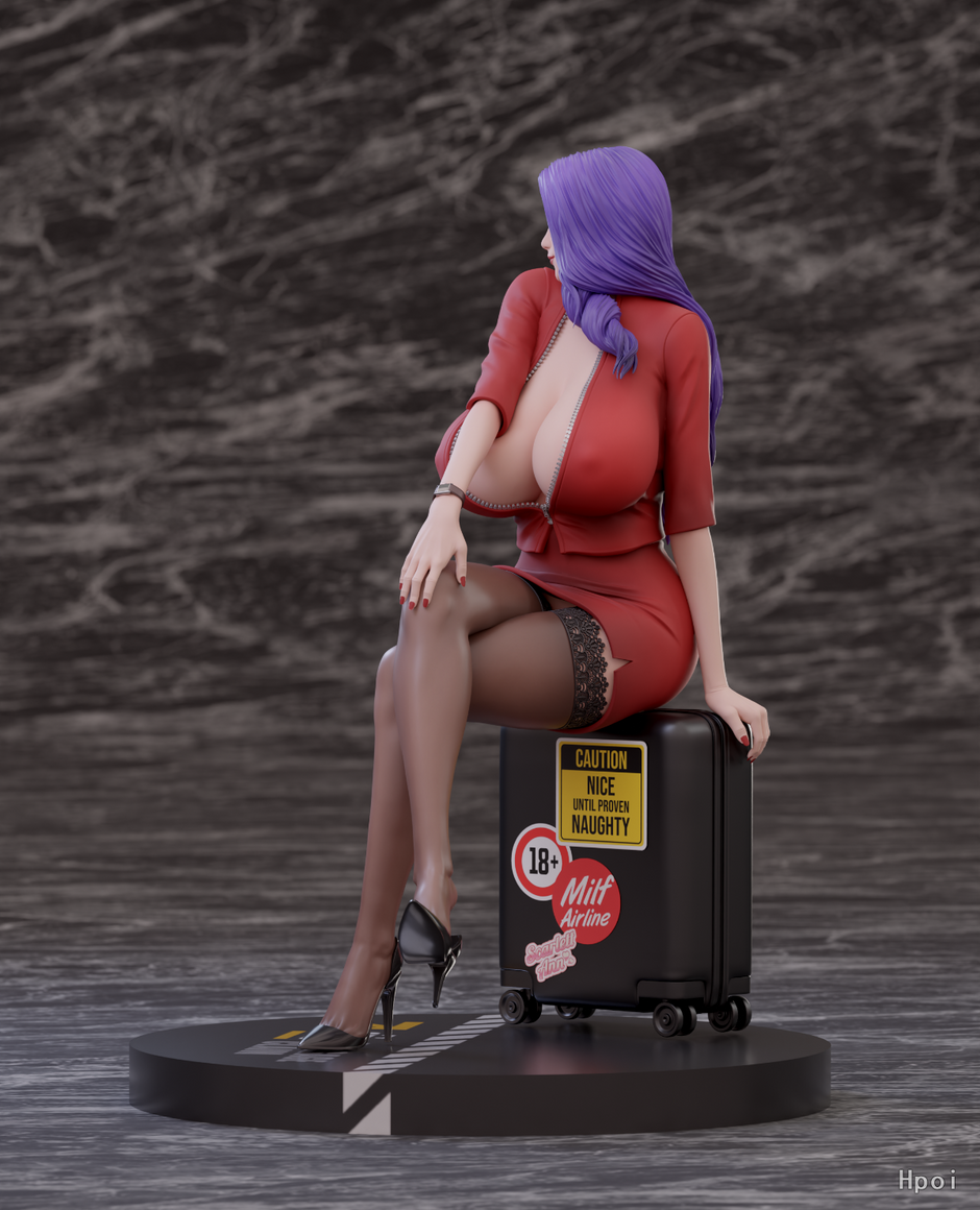 [Pre-Order Closed] SODA Studio - Statue - Milf Airlines - Dear Mother Clara Stewardess Uniform (Licensed)
