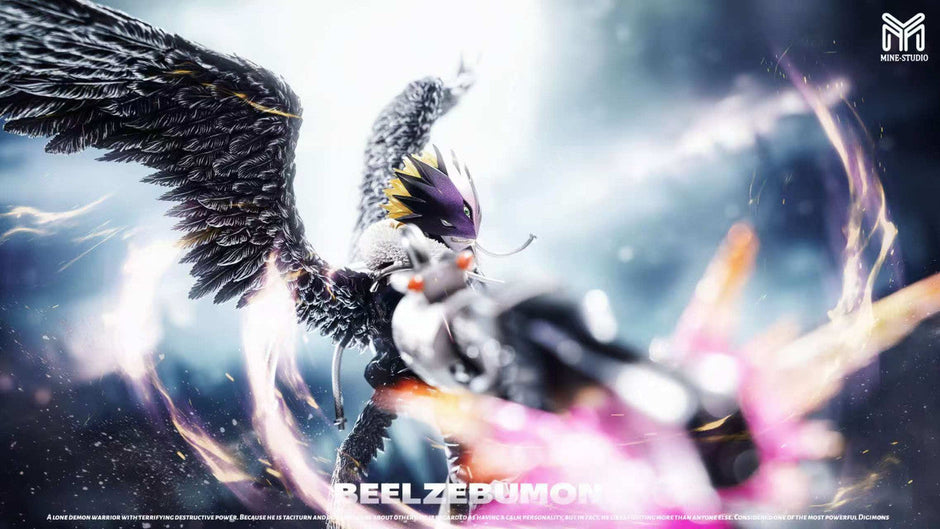 [Pre-Order] Mine Studio - Statue - Digimon - Beelzemon & Impmon