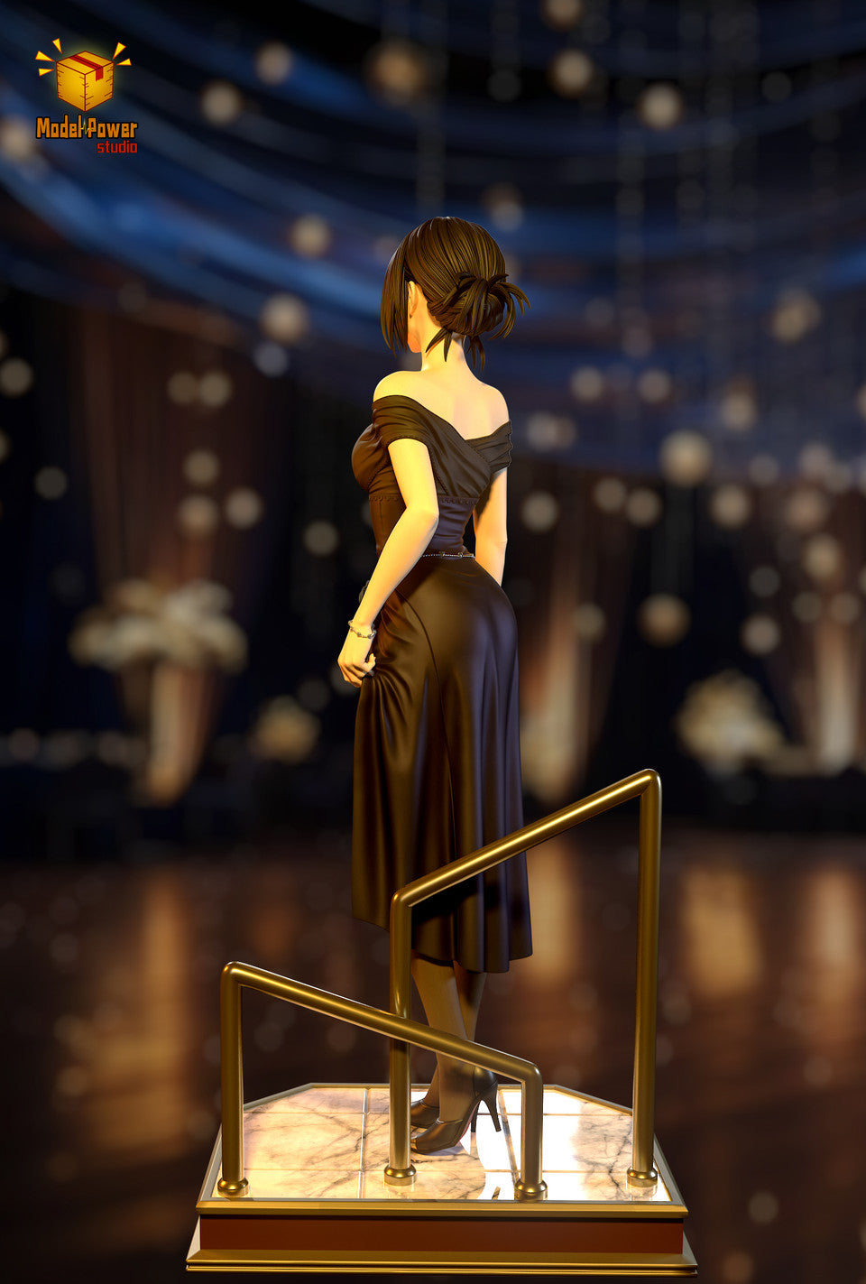 [Pre-Order Closed] Model Power Studio - Statue - Attack on Titan - Midnight Banquet Series #1 Mikasa Ackerman