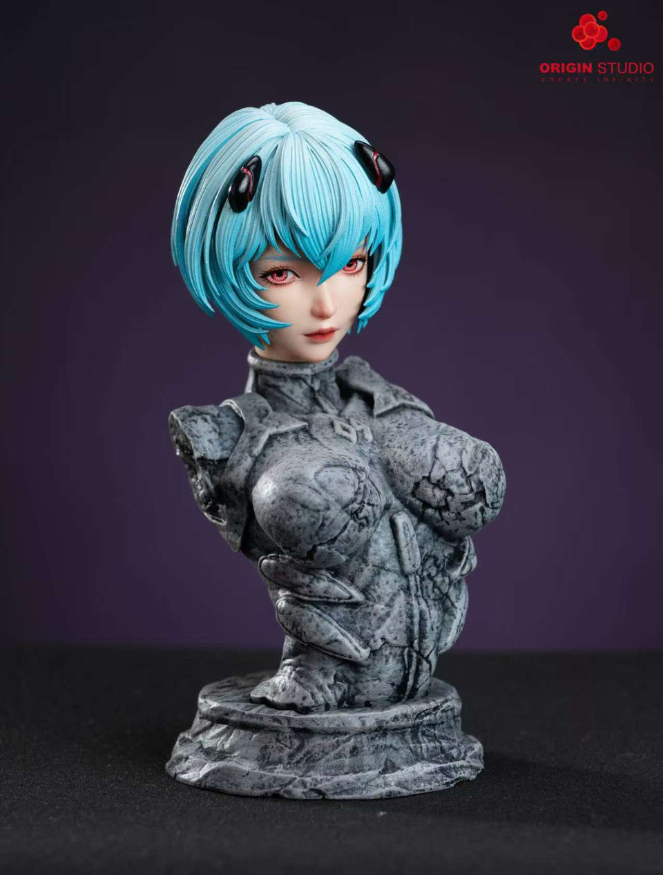 [Pre-Order] Origin Studio - Statue - Neon Genesis Evangelio - Black Combat Suit Ayanami Rei