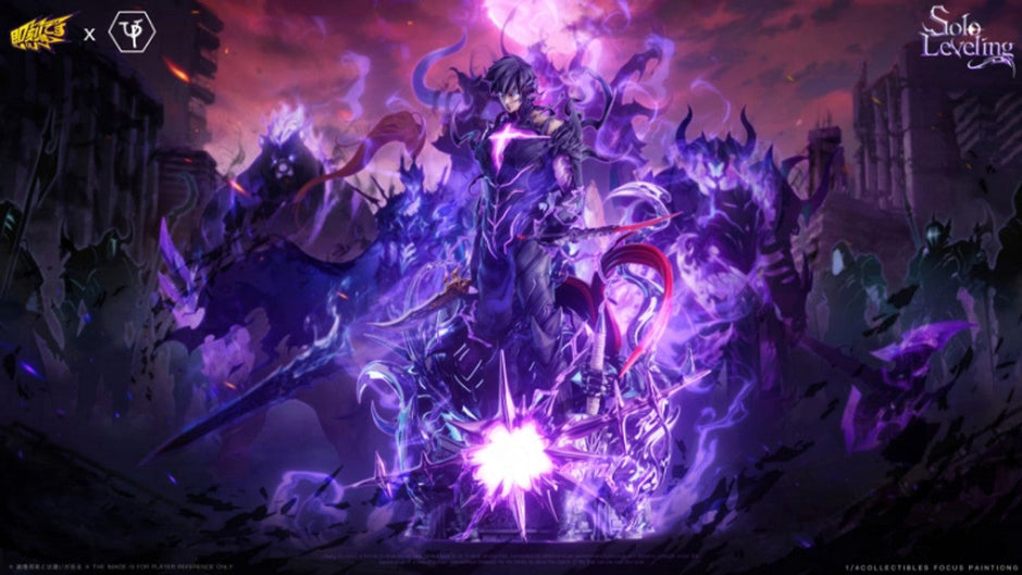 [Pre-Order Closed] JiKe Studio & UP Studio - Statue - Solo leveling - Sung Jin-Woo with LED