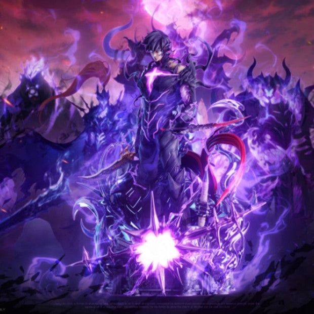 [Pre-Order Closed] JiKe Studio & UP Studio - Statue - Solo leveling - Sung Jin-Woo with LED