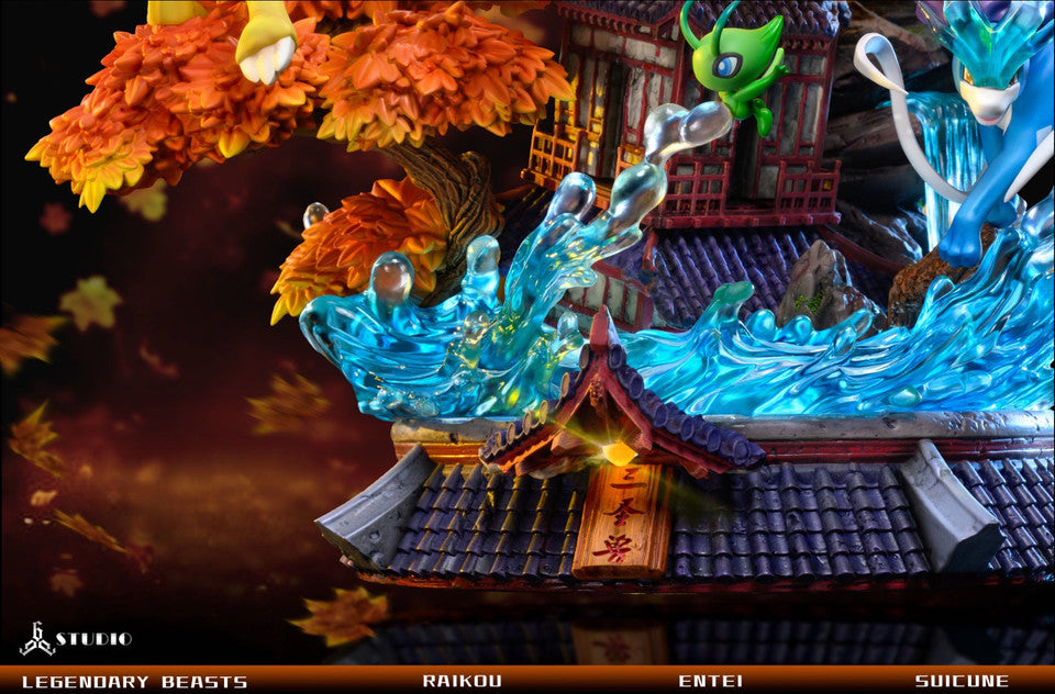 [Warehouse in Stock] 666 Studio - Statue - Pokémon Legendary Pokémon Entei & Raikou & Suicune