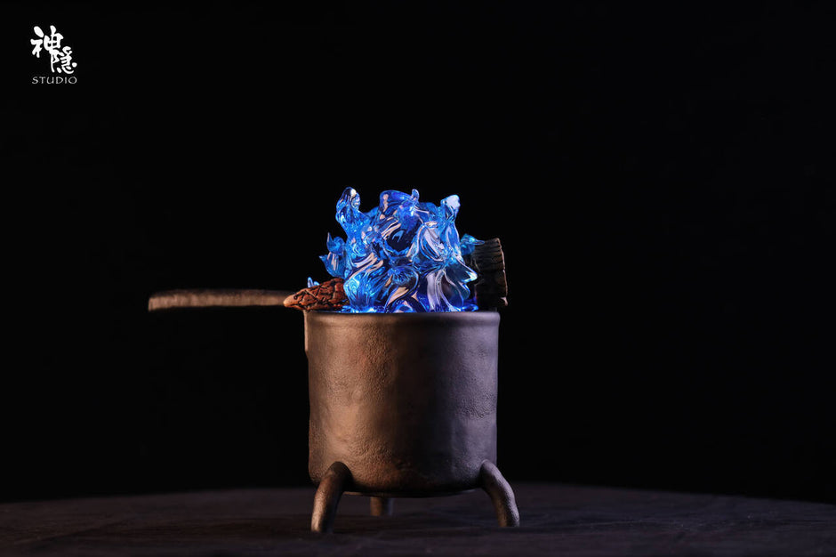 [Warehouse in Stock] Shen Yin Studio - Statue - Howl's Moving Castle - Blue Calcifer with LED