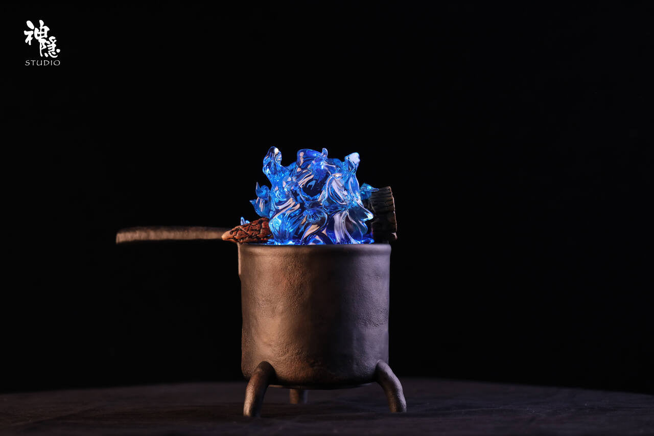 [Warehouse in Stock] Shen Yin Studio - Statue - Howl's Moving Castle - Blue Calcifer with LED