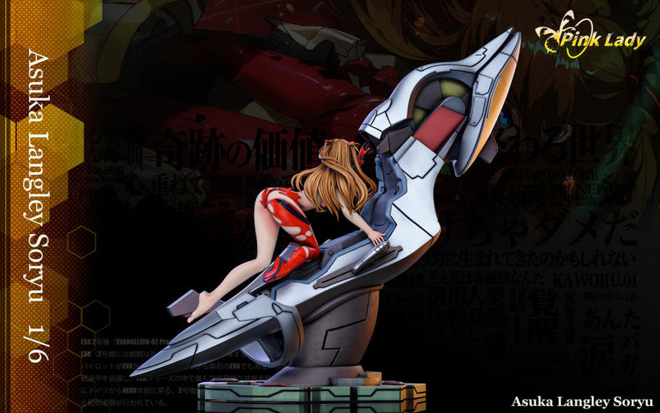 [Pre-Order Closed] Pink Lady Studio - Statue - Neon Genesis Evangelion - Soryu Asuka Langley & Ayanami Rei