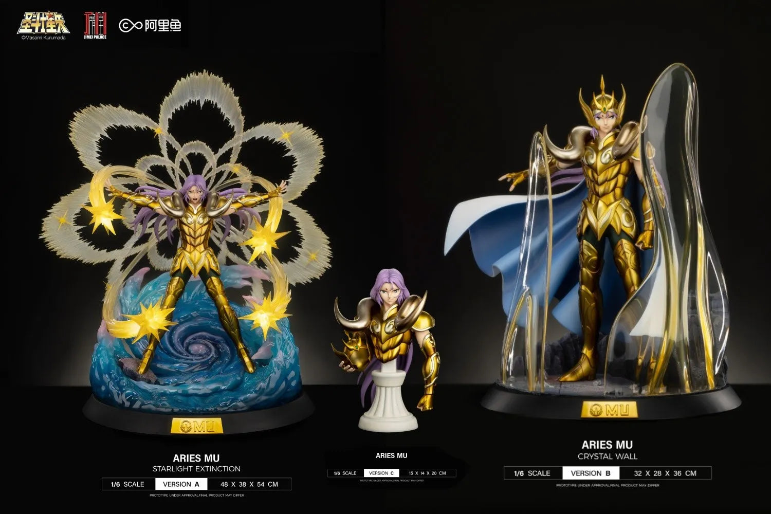 [Pre-Order closed] Jimei Palace studio - Statue - Saint Seiya - 1/6 Licensed Aries Mu