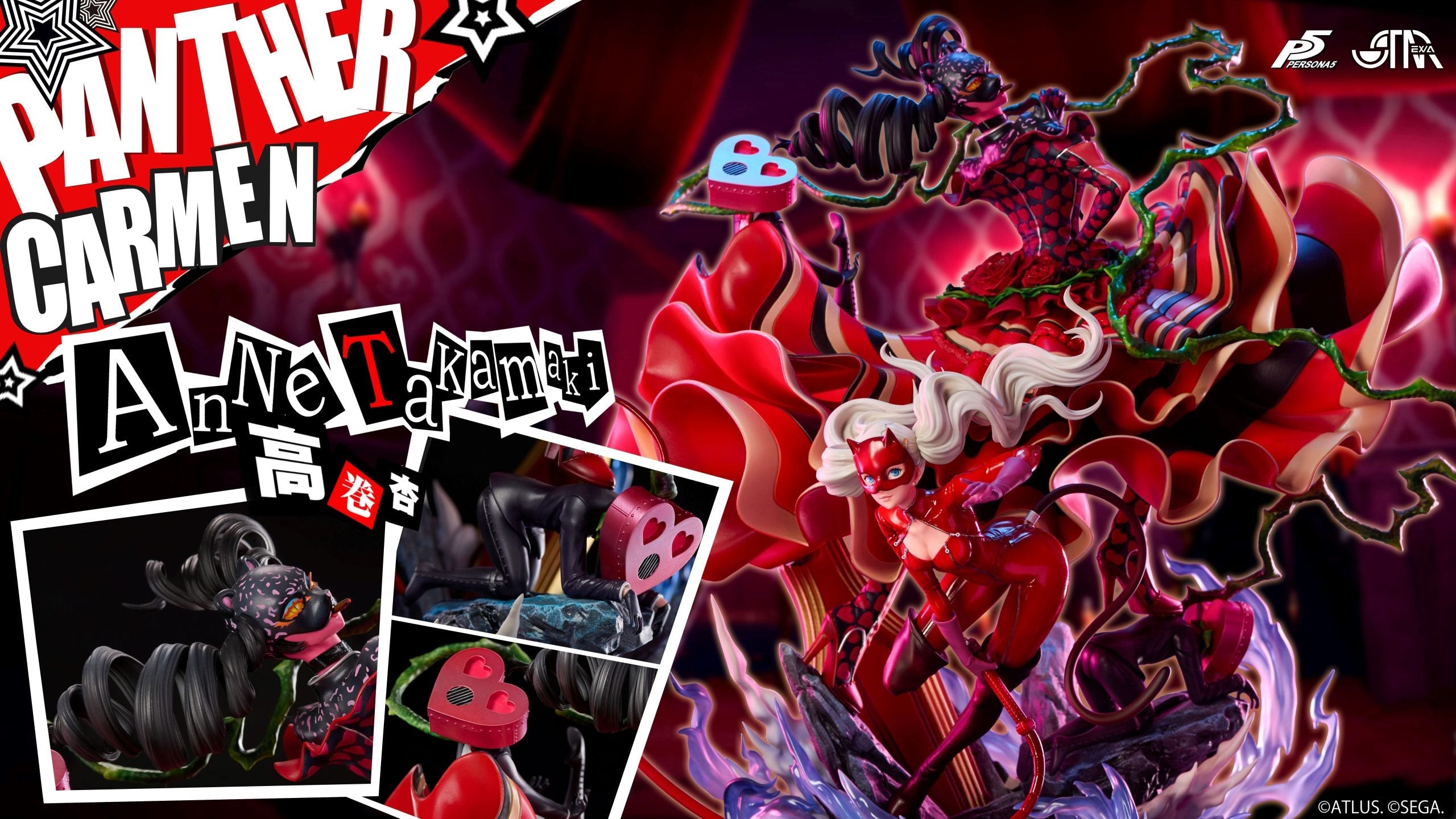 [Pre-Order Closed] STAREXVA Studio - Statue - Persona 5 - PANTHER Ann Takamaki with Carmen (Licensed)