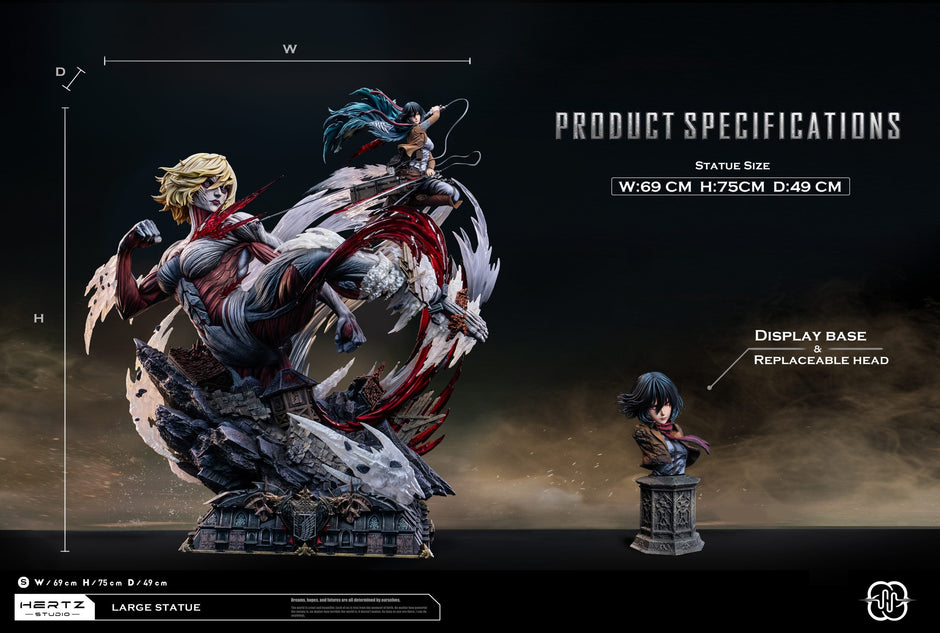 [Pre-Order Closed] Hertz Studio  - Statue - Attack on Titan - Female Titan Annie Leonhart