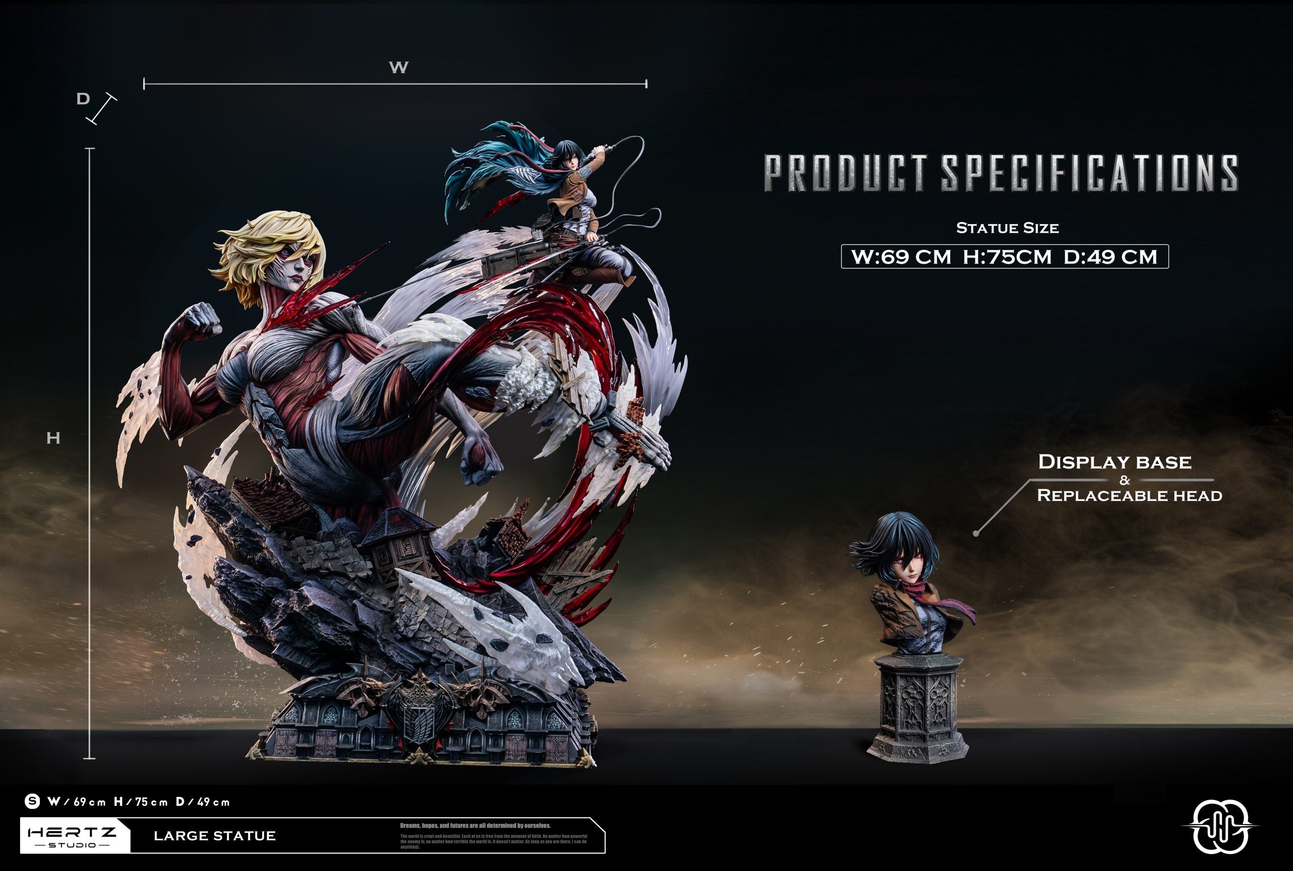 [Pre-Order Closed] Hertz Studio  - Statue - Attack on Titan - Female Titan Annie Leonhart