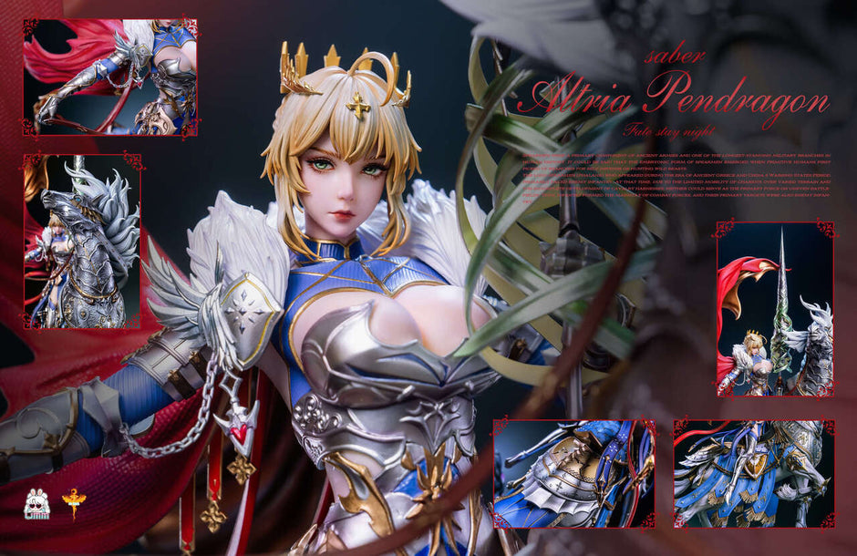 [Pre-Order] UMM Studio - Statue - Fate - White Lancer Resonant Black Lancer Resonant Saber Artoria Pendragon Twin Lancers Resonance