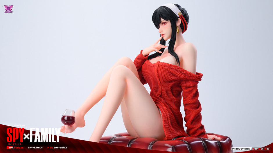 [Pre-Order Closed] PINK BUTTERFLY Studio - Statue - Spy x Family - Tipsy Yor Forger