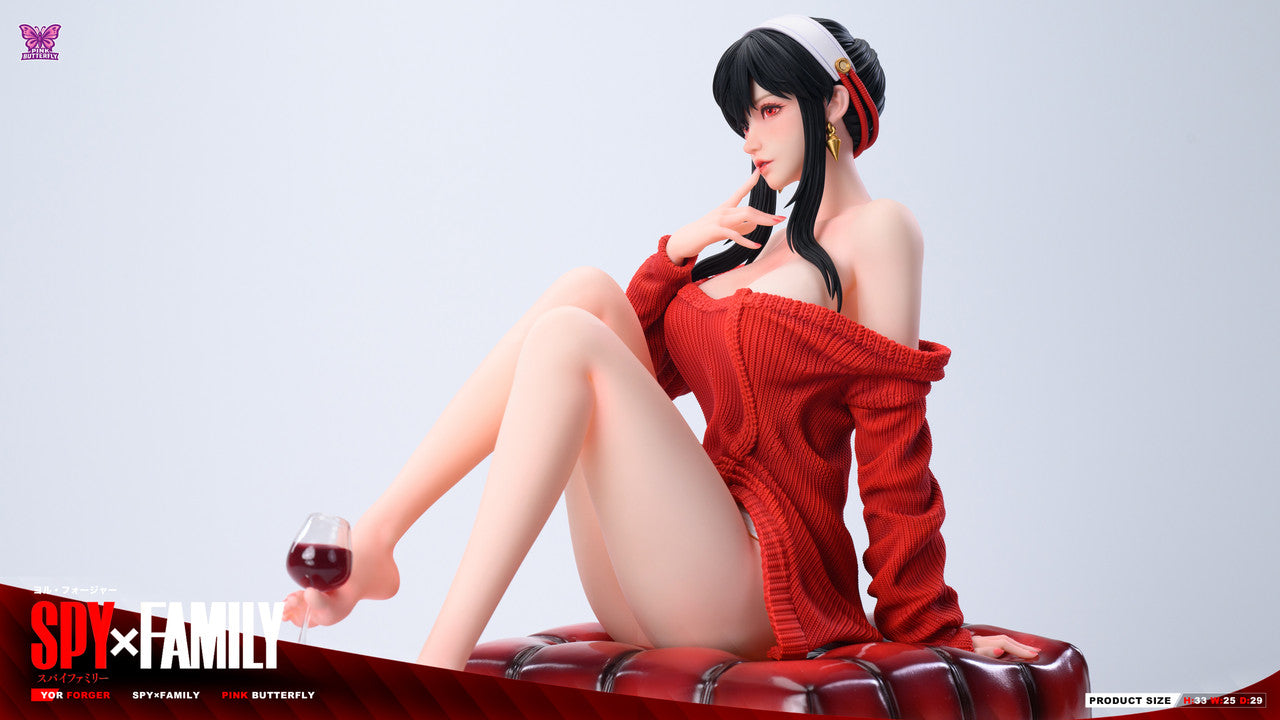 [Pre-Order Closed] PINK BUTTERFLY Studio - Statue - Spy x Family - Tipsy Yor Forger
