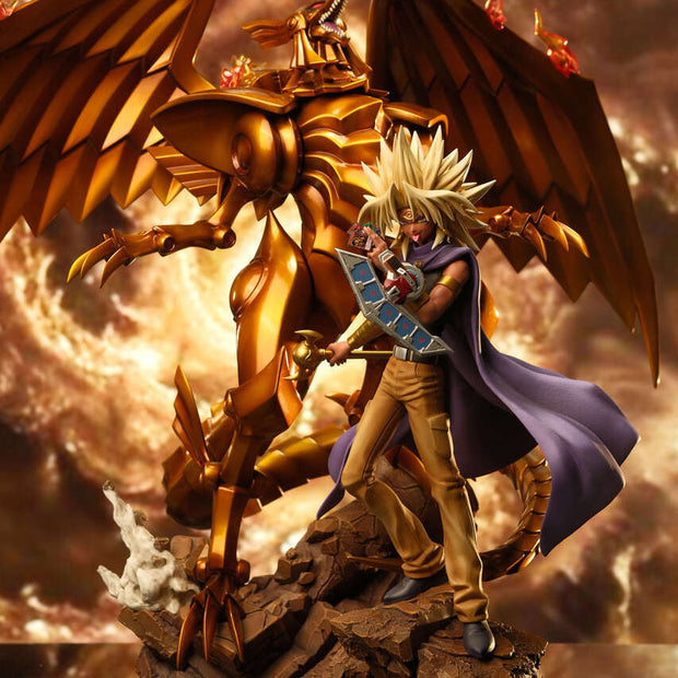 [Warehouse in Stock] Aftershock Studio - Statue - Yu-Gi-Oh! The Winged Dragon of Ra & Marik Ishtar