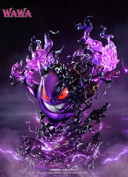 [Warehouse in Stock] WAWA Studio - Statue - Pokémon Gengar (A: shiny transparent version)