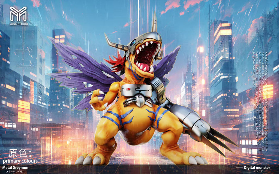 [Pre-Order Closed] Mine Studio - Statue - Digimon - Digital War Greymon