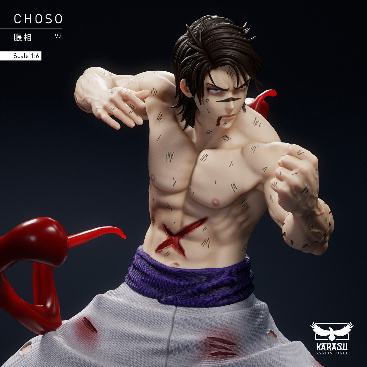 [Pre-Order Closed] Karasu Collectibles - Statue - Jujutsu Kaisen - Choso Kamo
